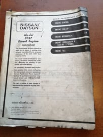 Service manual '' Model CD17 diesel Engine'' Nissan CD17