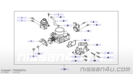 Chamber throttle SR20DE Nissan Primera P11/ WP11 16119-7J510 Used part.