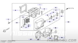 Aircoverdamper Nissan Primera P11/ WP11 27280-2F900