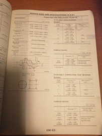 Service manual '' Model RD series diesel engine '' Nissan Laurel C32