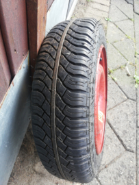 135/70R13 Debica Vivo 4x100 ET33 spare wheel Nissan (20240616) Used part.