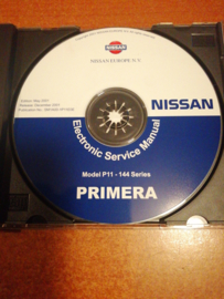 Electronic Service manual '' Model P11 series '' Nissan Primera P11 - 144 series SM1A00-1P11E0E Used part.