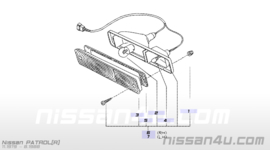 Knipperlichtglas rechts Nissan Patrol 160 26121-C6000 IKI 3137