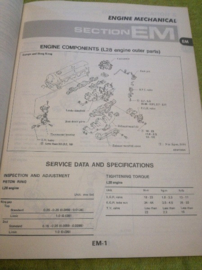 Service manual "Model 160 series Supplement-II'' SM4E-160SG0 Nissan Patrol K160