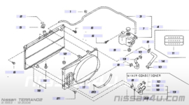 Koelvloeistofreservoir Nissan Terrano2 R20 21710-0F010