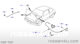 Motorkapstang Nissan Micra K10 65771-01B01