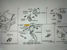 Adapter-ops ZD30 Nissan Patrol Y61 15193-VC300 Original.