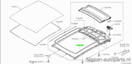 Welt-hatch roof Nissan Qashqai J10 73967JD00A Original.