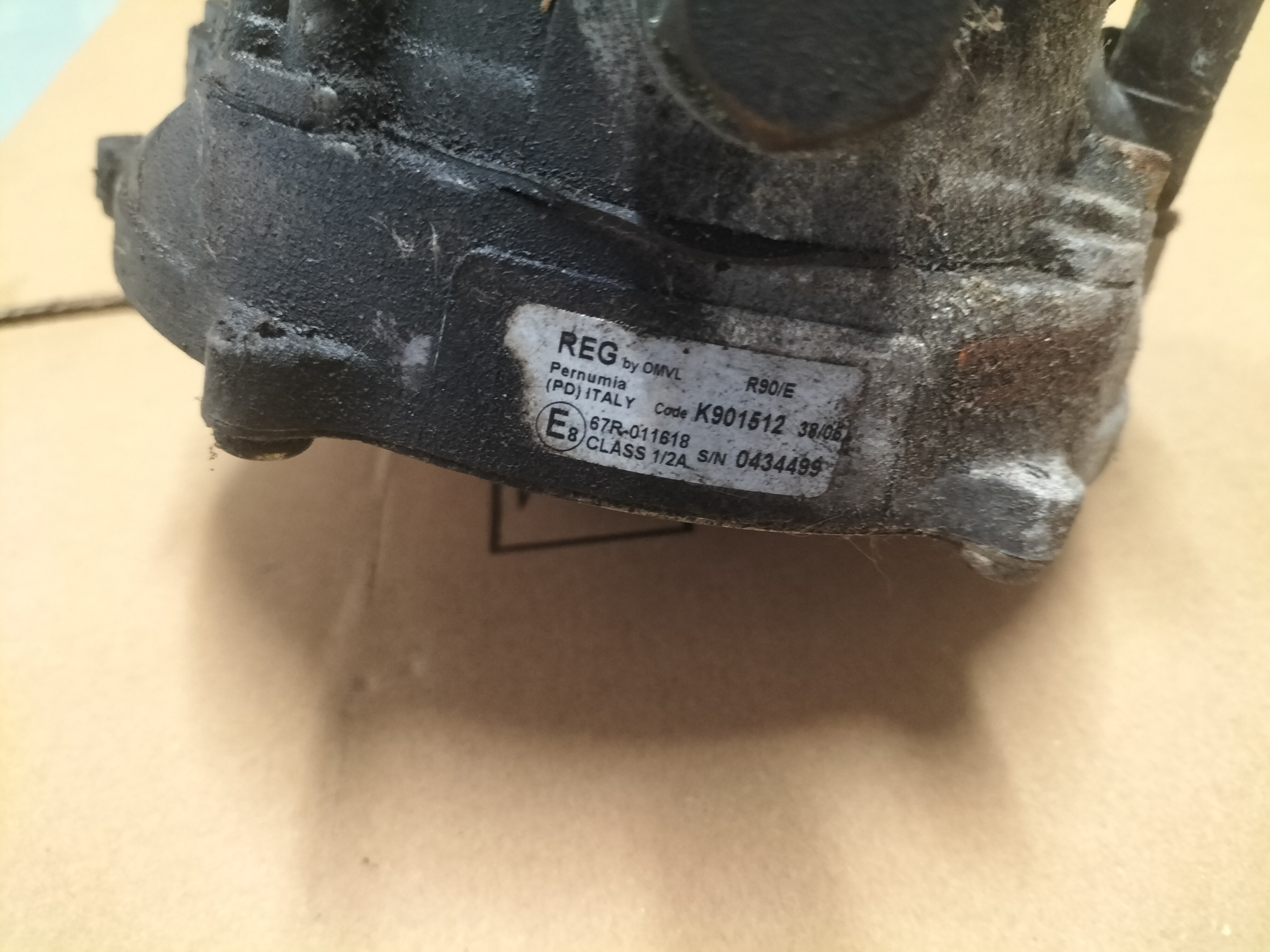LPG verdamper Datsun Cherry E10 REG K901512 (20250805) Gebruikt.