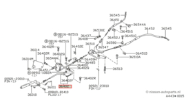 Handremkabel voorste Nissan Cabstar F22/H40 36402-T6721 Origineel.