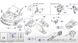 Montagesteun brandstoffilterhuis K9K Nissan Almera N16 16419-BN700