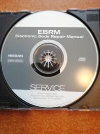 Electronic Body Repair Manual '' Model A33/ D22 / K12/ N16/ P12/ R20/ R51/ T30/ V10/ Y61/ Z33/ Z50 Gebruikt