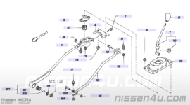 Schakelstang Nissan Micra K11 34102-4F410