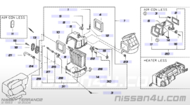 Resistor Nissan Terrano2 R20 27761-0F000 Origineel.