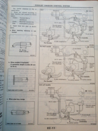 Service Manual '' Model B11 & N12 series '' Nissan Sunny B11 & Nissan Cherry N12 SM2E-N1B1G0 Gebruikt.