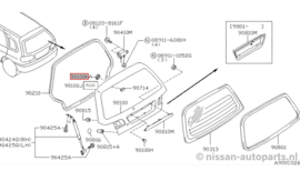 Rubber 43mm Nissan 01658-00511 Used part.