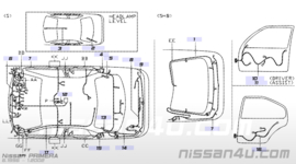 Interieurkabelboom Nissan Primera P11 24014-9F770