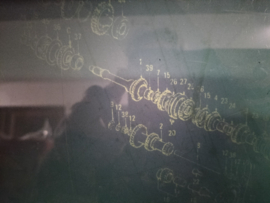 Nut-lock main shaft gearbox Datsun Cherry E10 32142-M0100 Original.