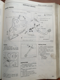 Service manual '' Model E23 series '' SM1E-0E23G0 Nissan Urvan E23 Used part.