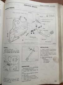 Service manual '' Model E23 series '' SM1E-0E23G0 Nissan Urvan E23