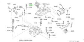 Bleed air carburetor A14/ A14S Datsun/ Nissan 16036-H6200 B310/ N10 Original.