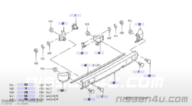 Hoekstuk rechts achterbumper Nissan Patrol 160 85120-C6000