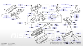 Pakking inlaatspruitstukdeksel VG30 / VG30E/ VG30T Nissan C32 / Z31