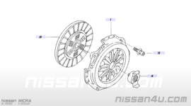 Koppelingsset TD15 180mm Nissan Micra K11 30210-6F900 + 30100-6F900 + 30502-6F900 Nieuw