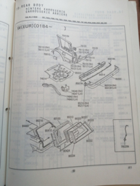 Collision parts catalog model U11 series Nissan Bluebird U11 EC-074