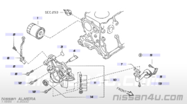 Krukaspositiesensor CD20 Nissan 23731-2J615 N15/ P11/ WP11/ Y10 Nieuw.