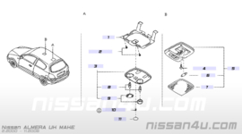 Interieurverlichting Nissan Almera N16 26410-BN301 origineel