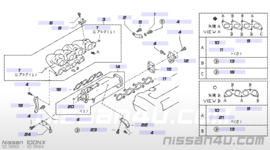 Gasket intake manifold SR20DE Nissan 14035-78J01 N15/ S13/ W10