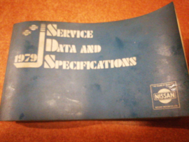 Service Data and Specificaties 1979