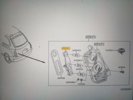 Socket assy-rear combination lamp Nissan Micra K12 26551-AX000 Used part.