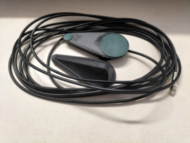 Universele plakantenne voor telefoon en radio (Haaienvin) MCA 18 90 Twin Hirschmann 921 222-001 (20251021) Nieuw.