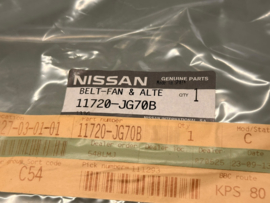 Belt-fan & alternator 7PK1705 M9R Nissan J10/ JJ10/ T31 11720-JG70B Original.