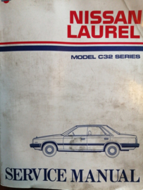 Service manual '' Model C32 series '' SM5E-0C32G1 Nissan Laurel C32 Gebruikt.