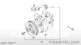 Aircopomp SR20DI Nissan Primera 92610-62J00 + 92657-62J00 Gebruikt.