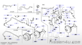 Remdrukbekrachtiger Nissan Bluebird T12/T72/U11 47210-36E00