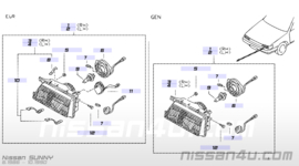 Koplamp links Nissan Sunny N13 B6060-94M00