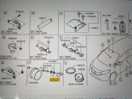 Afdichtset bandenspanningssensor Nissan Note E12 40708-3VA0B