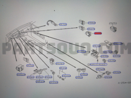 Dimschakelaar interieurverlichting Nissan 25980-01L60 C22/ C32/ T12/ T72/ U11 Gebruikt.