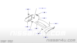 Hoedenplank Nissan 100NX B13 79910-61Y60 Schade.