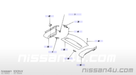 Hoedenplankklem Nissan 100NX B13 / Nissan Sunny N14 79916-61Y00 Gebruikt.