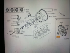 Plate-crankshaft to converter Nissan Micra K11 12333-45B00 Used part.