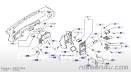 Kaartenbakje Nissan Sentra B13 68475-55Y01