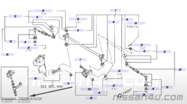 Stuurstangsamenstelling Nissan Terrano2 R20 48560-0f000