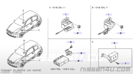 Airbagsensor Nissan K8330-AY00A K12/ N16/ V10 (98830-AY00A) (0285003019)