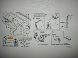 Switch assy-smart keyless Nissan 285E3-4X00A J10/ JJ10/ M20M/ R51/ T31 Original.