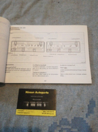 Instructieboekje '' Nissan 100NX B13'' OM3D-0B13E0E Gebruikt